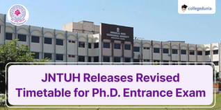 JNTUH Releases Revised Timetable for Ph.D. Entrance Exam @jntuh.ac.in; Check Details Here